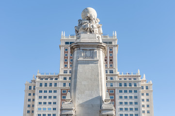 Obraz premium Spain Square in the spanish capital.