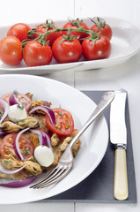 italian potato pancake on a plate