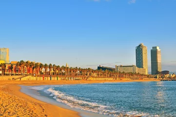 Photo sur Plexiglas Barcelona On the beach of Barcelona
