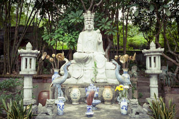 Statue of the Goddess in Thanh Chuong Viet Palace