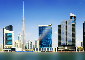 Naklejka premium Dubai Downtown