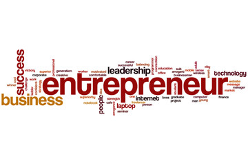 Entrepreneur word cloud