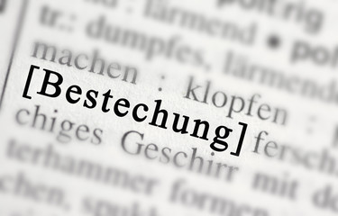Bestechung