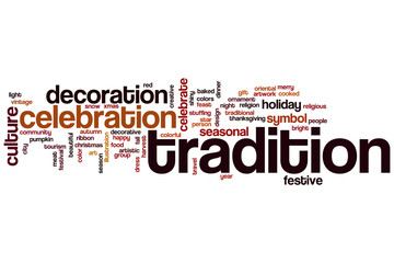 Tradition word cloud