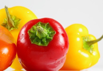 Paprika in Nahaufnahme