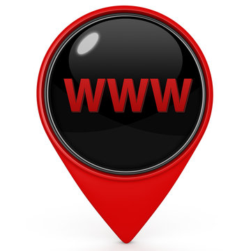 www pointer icon on white background