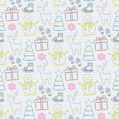 Seamless Christmas pattern