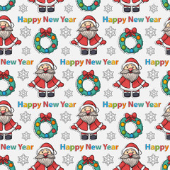 Happy New Year pattern