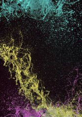 Colorful Liquid Splashes