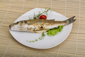 Grilled seabass
