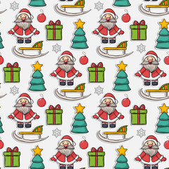 Seamless Christmas pattern