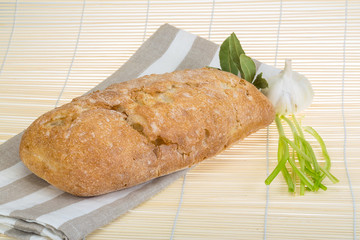 Italian bread ciabatta