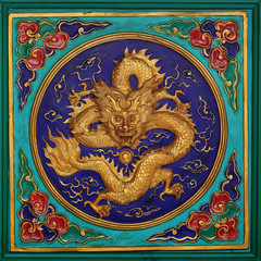 Chinese golden dragon