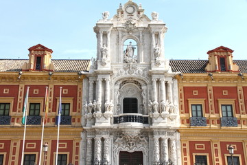 Fototapeta na wymiar Palacio de San Telmo. Seville. Andalusia, Spain