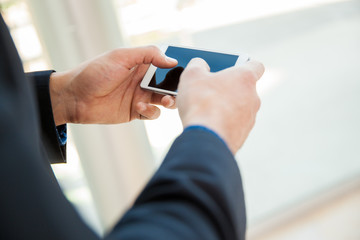 Using a cell phone at work