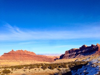 Sunny day in the Utah Desert