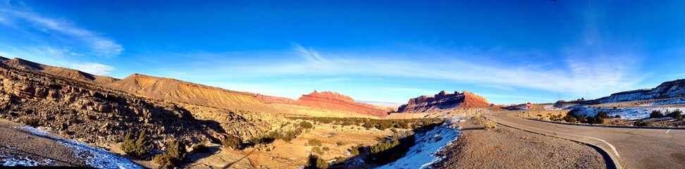 Sunny day in the Utah Desert