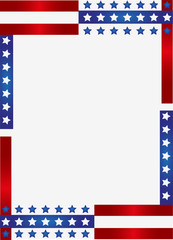 Patriotic frame background