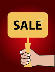 Sale board background