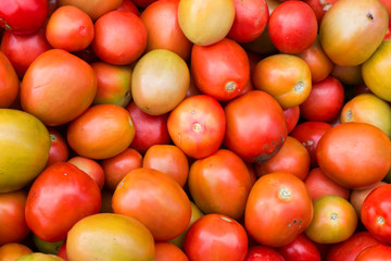 Tomatoes on the market
