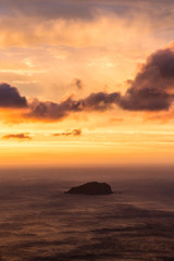 Fototapeta na wymiar Sunset over Taiwan north coast