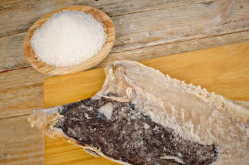 Salt preserved cod