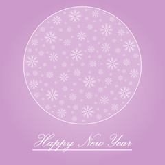 New year greeting card and vector.