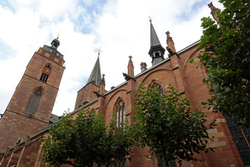 Obraz premium Stiftskirche - Neustadt an der Weinstraße