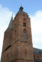 Fototapeta na wymiar Stiftskirche - Neustadt an der Weinstraße
