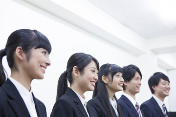 Fototapeta premium 面接を受ける大学生