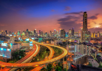 Naklejka na ściany i meble Bangkok city