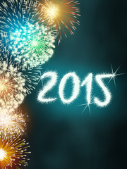 firework 2015 happy new year