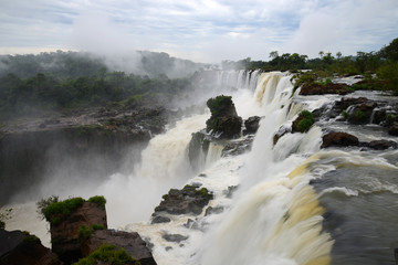 Fototapeta na wymiar Iguazu Falls in Argentina