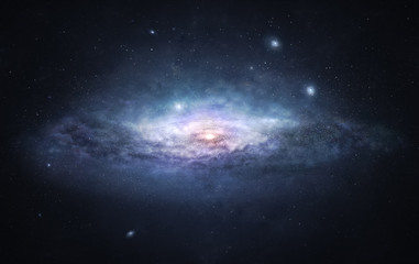 Obraz na płótnie Canvas Galaxy - the city of stars