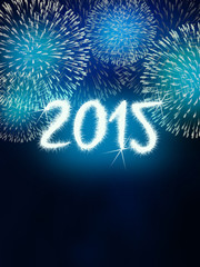 firework 2015 happy new year