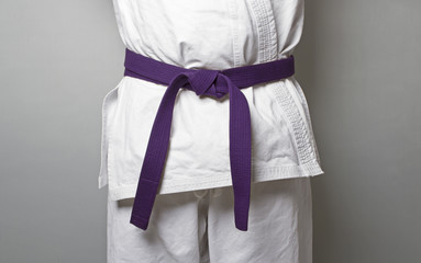 Karategürtel violett