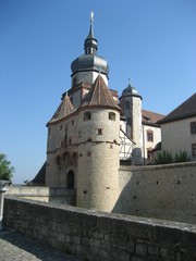 Fototapeta na wymiar Würzburg, Eingang der Festung Marienberg