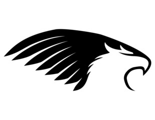 Vector sign. Eagle.