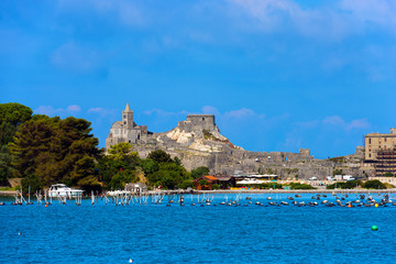Naklejka premium San Pietro Church of Portovenere - Italy