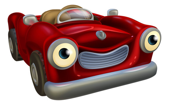 Cartoon car character