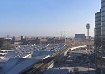 The new Main Railway Station of Vienna - Austria