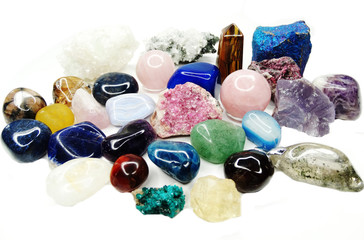 amethyst quartz garnet sodalite agate geological crystals