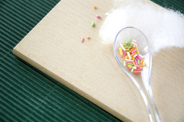 colorful sugar
