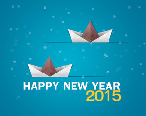 Obraz premium Happy New Year Greeting Card