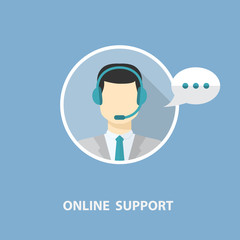 Online support with man