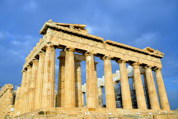 Obraz premium Parthenon on the Acropolis in Athens
