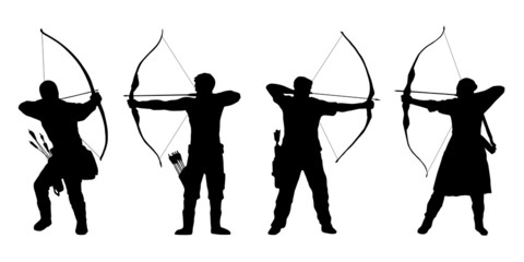 archer silhouettes