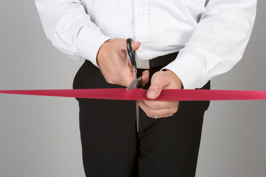 Cut the ribbon
