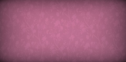 Purple delicate floral background