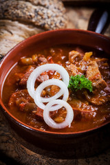 Hearty goulash soup